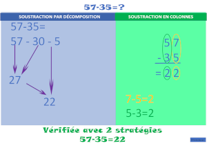 Soustraction 2 chiffres Sans Retenue (stratégies visuelles)